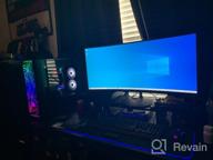 img 1 attached to 🖥️ Sceptre E345B-QUT168: UltraWide 3440x1440 Monitor with Built-In Speakers, Flicker-Free Technology, Blue Light Filter, Frameless Design, HD IPS Display review by Joe Burke