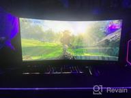 img 1 attached to 🖥️ Dell 34" Curved Monitor with 3440X1440 Resolution, Anti-Glare Screen, Tilt Adjustment, and Flicker-Free Technology review by Curtis Gambel
