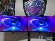 img 1 attached to GTEK Q2765VC 165Hz Frameless Curved DisplayPort Monitor with Swivel Adjustment, Blue Light Filter, and HD 2560X1440P Resolution review by Dontra Halpern