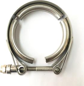 img 1 attached to 🔧 High Performance 2" Stainless Steel V-Band Clamp Heavy Duty Bolt - Ticon Industries: Durable and Reliable Solution