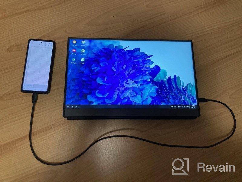 img 1 attached to CUIUIC Upgraded 17.3" Portable Monitor - Mountable, Ultrawide Screen, Wall Mountable, OTG, Flicker-Free, Lightweight, HDMI, 60Hz review by Nathan Kaewchay