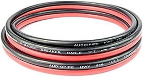 img 3 attached to 🔊 High-Quality 8 Gauge 6 Feet Red Black Speaker Wire Copper Mix - Best Power and Ground Solution for Car and Home Audio Systems