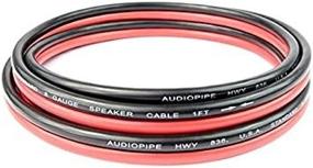 img 1 attached to 🔊 High-Quality 8 Gauge 6 Feet Red Black Speaker Wire Copper Mix - Best Power and Ground Solution for Car and Home Audio Systems