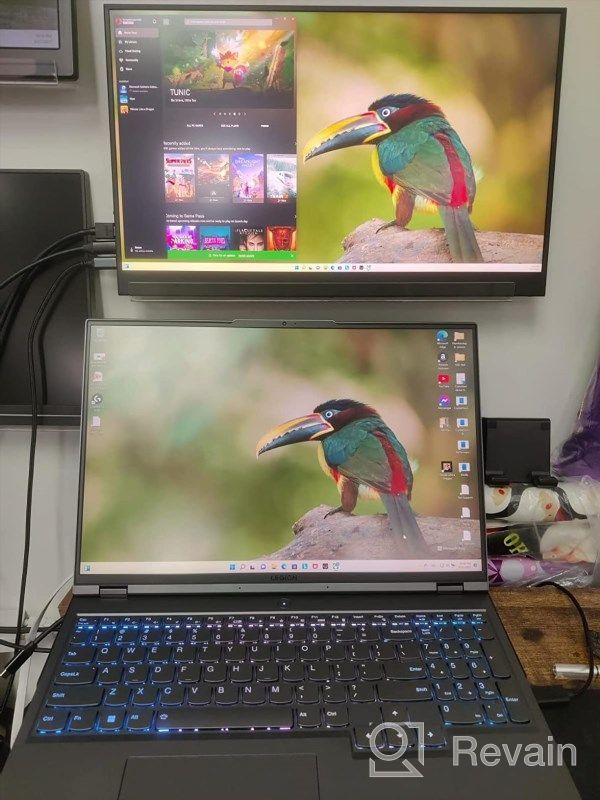 img 1 attached to 17.3" Portable EVICIV FreeSync Monitor - 2560X1440 Resolution, Anti-Glare Coating, Tilt Adjustment, Ultrawide Screen, HD review by Chris Galloway