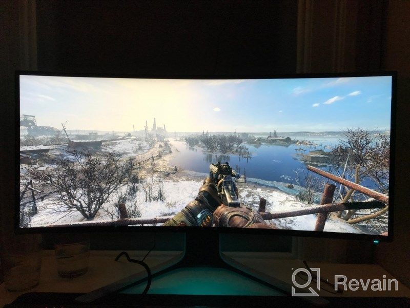 img 1 attached to Alienware Curved NVIDIA Edgelight Monitor 34", 3440X1440P, 120Hz, Ultra Wide, Anti Glare, ‎AW3420DW, IPS, LED review by Jeff Auditore