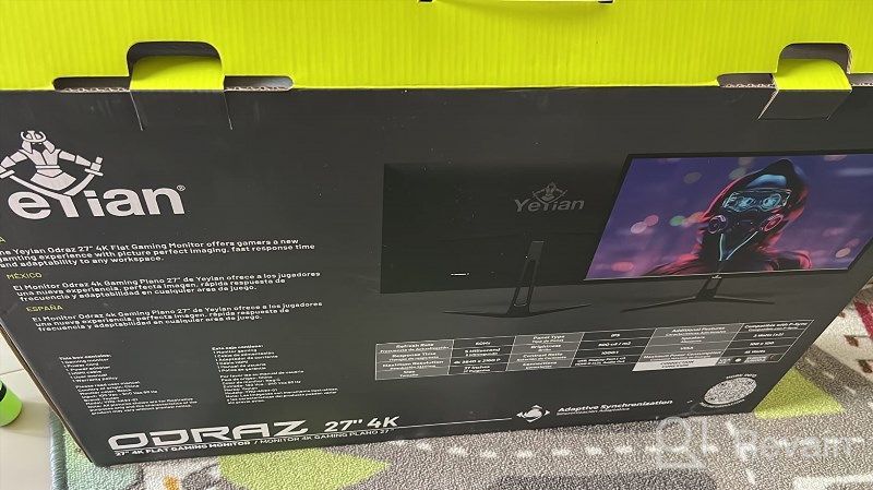 img 1 attached to 🖥️ YEYIAN 4K27 Gaming Monitor - 27", 3840X2160 Resolution, Wall Mountable, Frameless Design, Flicker-Free, High Definition (HD), YMG-4K27-01 review by Tyler Fournier