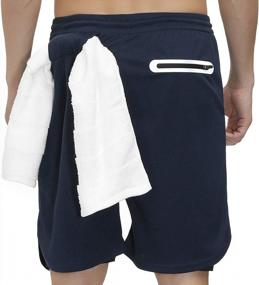 img 2 attached to Stay Comfortable And Prepared With Bonim Men'S 2-In-1 Running And Training Shorts