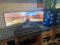 img 1 attached to SAMSUNG Odyssey Monitor LS49AG952NNXZA 240Hz, FreeSync, 🖥️ Adjustable Height, Swivel & Tilt, Curved, G95A LED Design review by Mike Reid