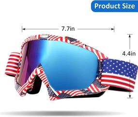 img 2 attached to Enhanced Dustproof and Windproof Motorcycle Goggles: Ideal for Dirt Biking, UTVs, ATVs, and Motocross