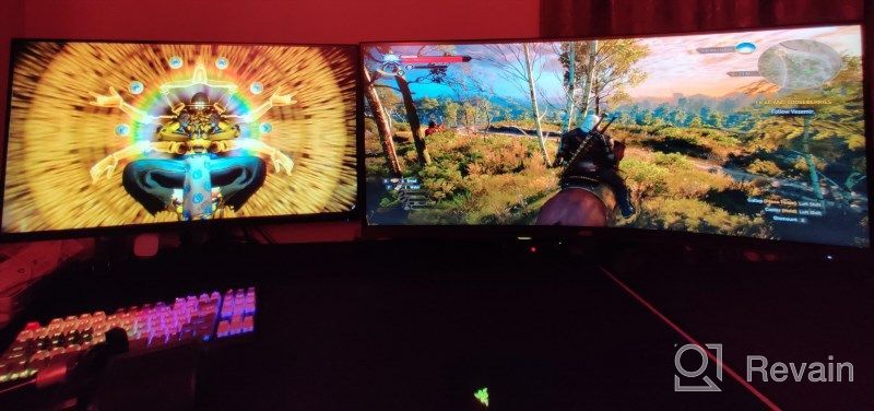 img 1 attached to AOC CU34G2X: Ultimate Immersive, Frameless Ultrawide Screen for HD Gaming and More! review by Larry Guffey