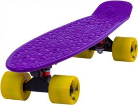 img 1 attached to Ride In Style With Flybar'S 22 Inch Plastic Cruiser Skateboard - Customizable And Non-Slip Deck In Multiple Colors