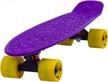 ride in style with flybar's 22 inch plastic cruiser skateboard - customizable and non-slip deck in multiple colors logo