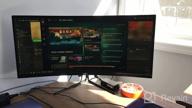 img 1 attached to 🎮 Fiodio AF11F Curved Gaming Monitor with Speakers, 100Hz and Adaptive Sync - HD Quality review by Don Zhang