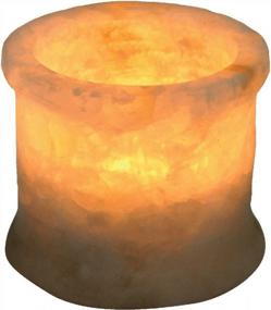 img 2 attached to Add Charm To Your Home Décor With CraftsOfEgypt'S White Alabaster Candle Holder - Perfect For Tealight And Votive Candles, Emits Soothing Amber Glow From Natural Stone