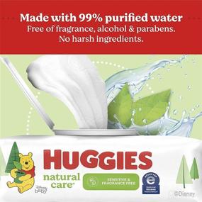 img 1 attached to Huggies Natural Care Fragrance Free Baby Wipes - 552 Wipes, Pack of 3 - Genuine Packaging