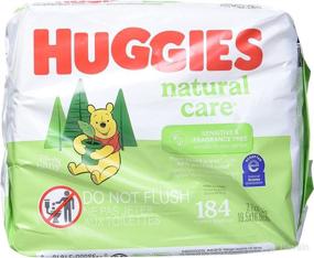 img 3 attached to Huggies Natural Care Fragrance Free Baby Wipes - 552 Wipes, Pack of 3 - Genuine Packaging
