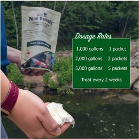 img 3 attached to Revitalize Your Koi Pond With Natural Waterscapes Pond Remedy Cleaning Packets – Treats Up To 16,000 Gallons