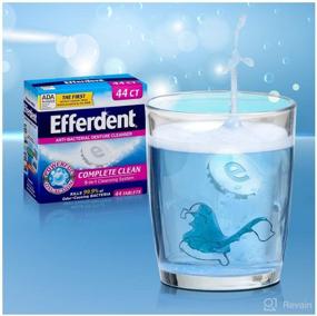 img 1 attached to Efferdent Anti Bacterial Denture Cleanser Tablets Oral Care via Denture Care