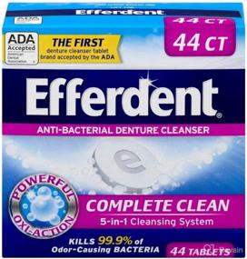 img 4 attached to Efferdent Anti Bacterial Denture Cleanser Tablets Oral Care via Denture Care