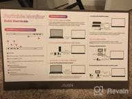 img 1 attached to MNN Portable Monitor 15.6 Inch Ultra Slim with 🖥️ Speakers, Full Function Type-C, OTG, Longer Cables - M156F01 IPS Display review by Spencer Kuai