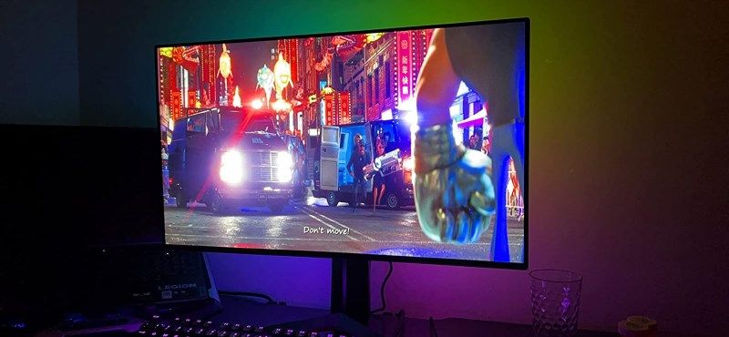 img 1 attached to LG 27GN950B UltraGear 4K 144Hz HDR Gaming Monitor with G-SYNC Compatibility and Pivot Adjustment - 27GN950-B review by Ryan Olson