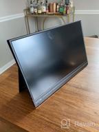 img 1 attached to NIUTO NT173FHD-001 Portable Ultra Slim 17" IPS Speakers with 1920X1080 Resolution review by James Pial