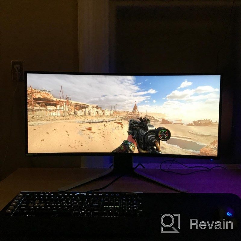 img 1 attached to Alienware Curved NVIDIA Edgelight Monitor 34", 3440X1440P, 120Hz, Ultra Wide, Anti Glare, ‎AW3420DW, IPS, LED review by Danial Campbell