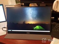 img 1 attached to MNN Portable Monitor 15.6 Inch Ultra Slim with 🖥️ Speakers, Full Function Type-C, OTG, Longer Cables - M156F01 IPS Display review by Mike Barbon