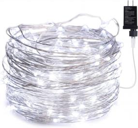 img 4 attached to Magical 70Ft Fairy Lights On Silver Wire: Perfect For Indoor And Outdoor Decoration, Weddings, Christmas, And Garden Landscaping – UL Adaptor Included By Minetom