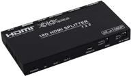 1x2 hdmi splitter with 4k 60hz hdr, downscaler to 1080p, audio extractor & optical audio out - xolorspace 66121 logo