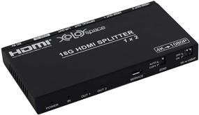 img 4 attached to 1X2 HDMI Splitter With 4K 60HZ HDR, Downscaler To 1080P, Audio Extractor & Optical Audio Out - XOLORspace 66121