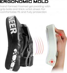 img 2 attached to Unleash Your Punching Skills With Luniquz Curved Boxing Focus Pads - Ideal For Kickboxing, MMA, Muay Thai And Striking
