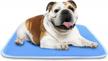 green pet shop medium dog cooling mat - pressure activated cooling pad for dogs and cats, ideal for 21-45 lb. pets - safe and non-toxic gel, no water required logo