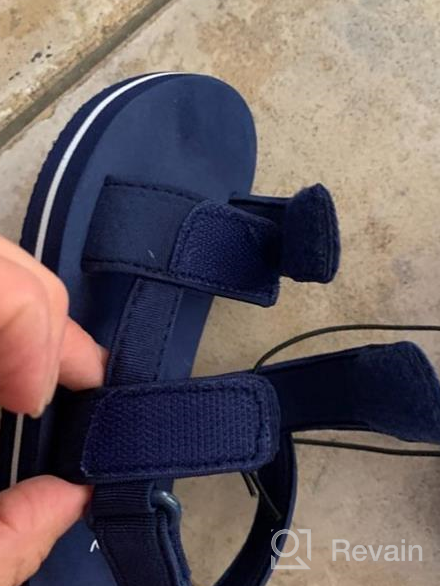 img 1 attached to Lightweight STQ Toddler Sandals 👶 for Little Boys' Comfortable Sandal Shoes review by Aaron Leburu