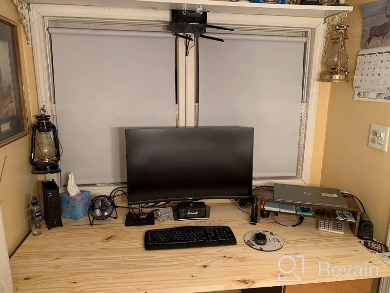 img 1 attached to 🖥️ Dell S3222HN 32 Inch Curved Monitor: Crisp Display, Flicker-Free, Built-in Speakers, Blue Light Filter, 75Hz Refresh Rate review by Justin Kaos