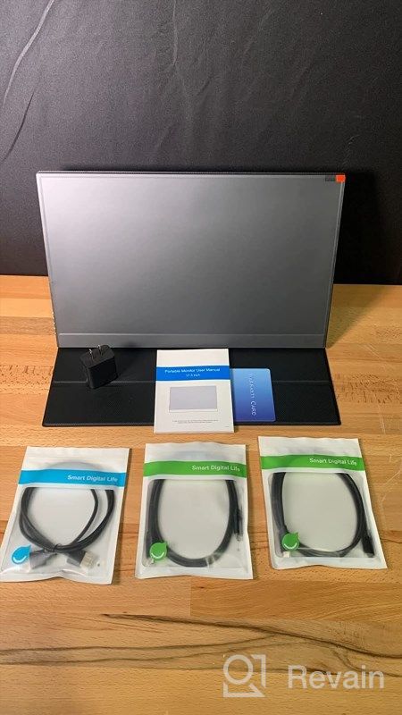 img 1 attached to CUIUIC Upgraded 17.3" Portable Monitor - Mountable, Ultrawide Screen, Wall Mountable, OTG, Flicker-Free, Lightweight, HDMI, 60Hz review by Victor Palacios