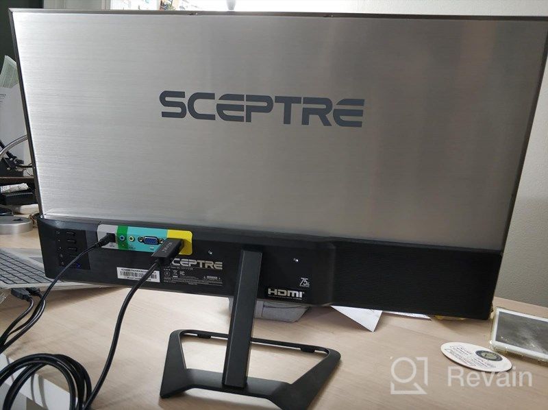 картинка 1 прикреплена к отзыву Ultra 1080P Monitor Sceptre E248W-1920R with 60Hz Refresh Rate, Flicker-Free Technology, and Tilt Adjustment от Dan Myers