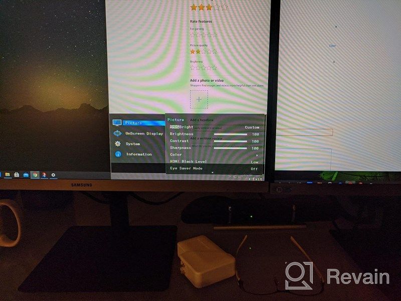 img 1 attached to Samsung S27R650FDN Business DisplayPort Monitor - 1920X1080P, 75Hz, Anti-Glare Coating, Frameless, Wall Mountable, Flicker-Free review by Terrence Richter