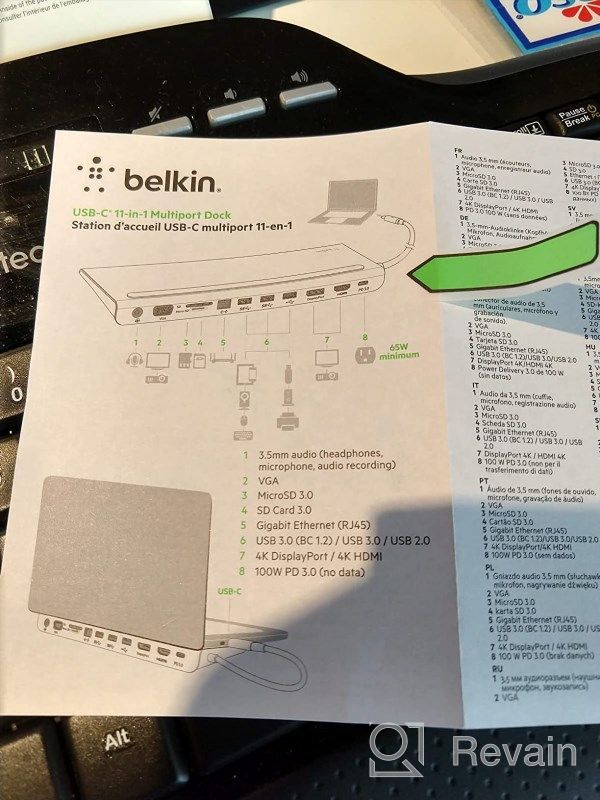 img 1 attached to Belkin Professional Speakers with Docking Station and 4K HDMI Display, Model E248W 19203R review by Kellz Gibbs