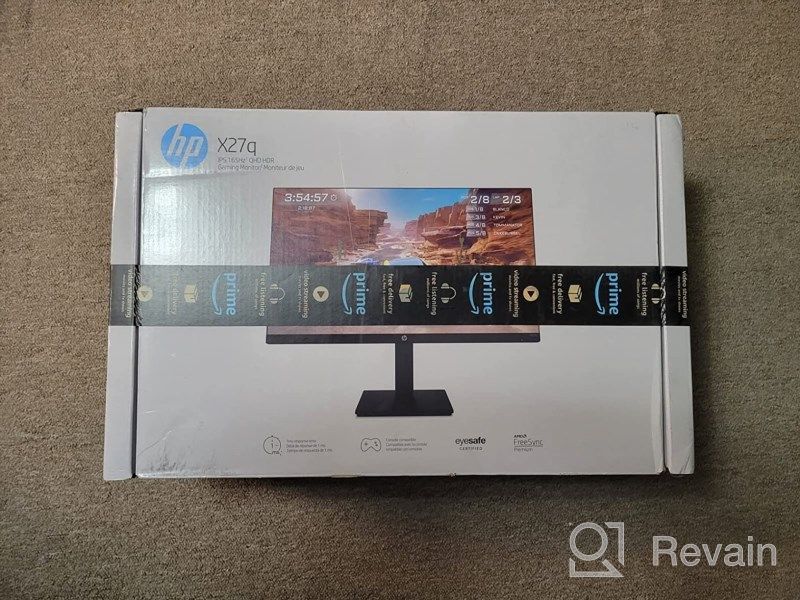 img 1 attached to HP 27-Inch FreeSync Gaming Monitor 🖥️ 2560x1440p, 165Hz, Adjustable Tilt, Height, and Pivot, ‎2V7U3AA#ABA review by Mark Fox