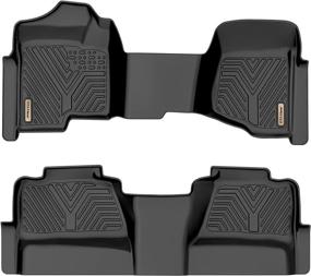 img 4 attached to YITAMOTOR Floor Mats Compatible Protection Interior Accessories for Floor Mats & Cargo Liners