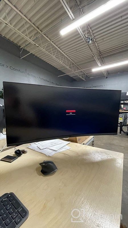 img 1 attached to Monoprice Zero G Curved Gaming Monitor 35" - Immersive Ultrawide Display for Unmatched Gaming Experience review by Sharif Jeep