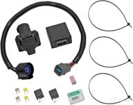 🔌 tekonsha 118253 7-way tow harness wiring package with circuit protected modulite hd module - black логотип