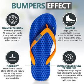 img 3 attached to 👣 Revitalizing Massage Flip Flops for Men - Unparalleled Comfort and Health Benefits: Pain Relief, Enhanced Circulation, Energy Boost. Relaxing Acupressure, Plantar Fasciitis Relief, and Recovery Sandals with Anti-Slip Sole