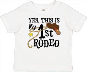 img 3 attached to Inktastic Rodeo Cowboy T Shirt Months Apparel & Accessories Baby Girls best in Clothing