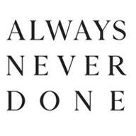 always never done logo