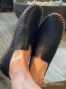 img 5 attached to Premium Men'S Leather Loafers: Comfortable Slip-Ons For Active Lifestyles