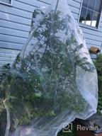 img 1 attached to Fine Mesh Garden Bug Netting - 72"X84" Insect Barrier With Drawstring For Fruit Trees, Blueberries & Other Plants review by Joseph Rasmussen