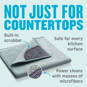 img 1 attached to 🧺 E-Cloth 5 Piece Kitchen Bundle: Premium Microfiber Cleaning Cloth and Supplies Set for Effective Cleaning of Granite, Marble, Kitchen, Sink, Dish and Stainless Steel Pot & Pans - Guaranteed to Last for 100 Washes!