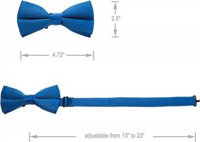 img 1 attached to Upgrade Your Style With Frankers Men'S Adjustable Pre-Tied Bow Tie In Vibrant Colors